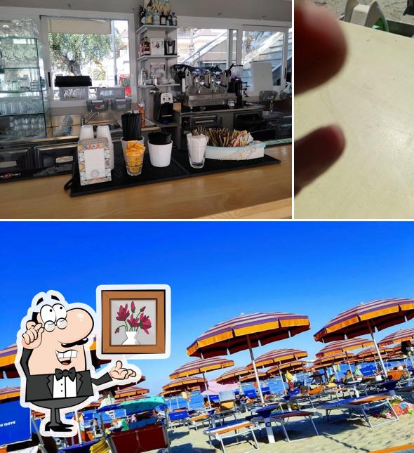 Gli interni di Bagni Massimo