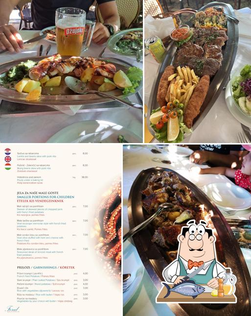 Salmone grigliato al Restaurant Feral Lopar