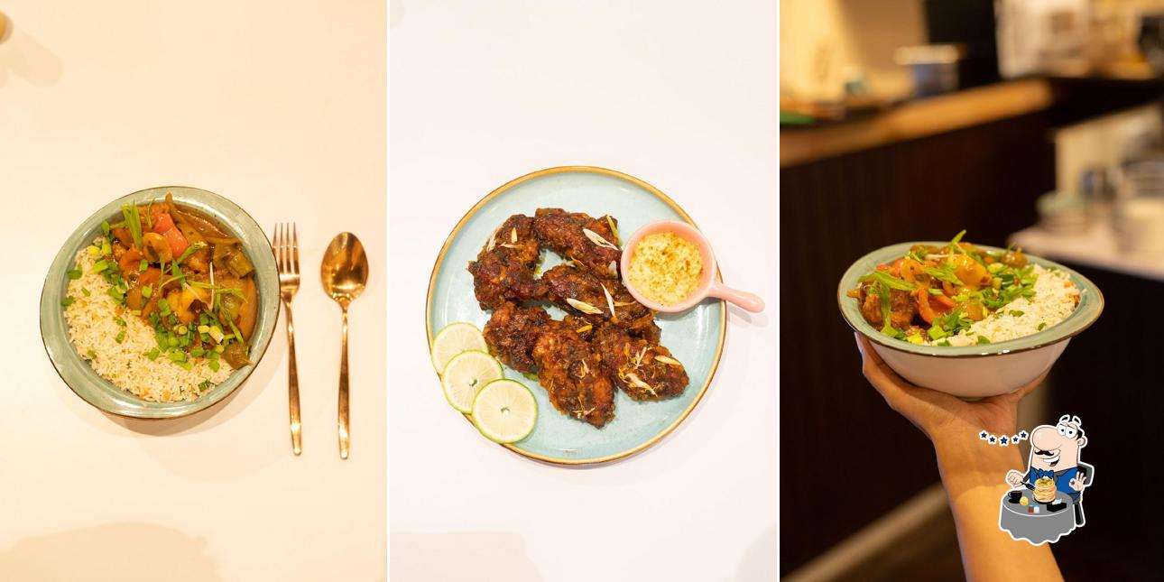 Food at Koffie The Restro Cafe