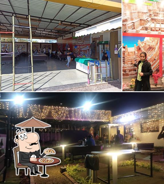 The exterior of Radhe Rajwadi hotel