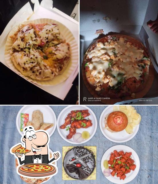 Order pizza at Yours Universe Bakes & Cakes