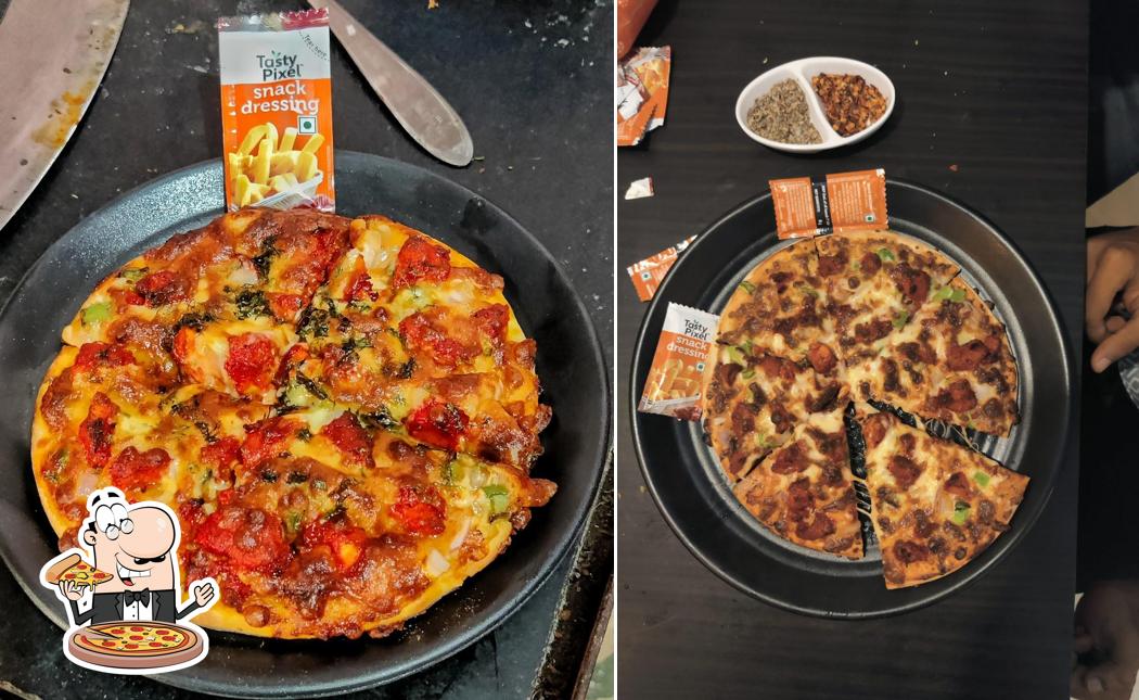 Try out different types of pizza
