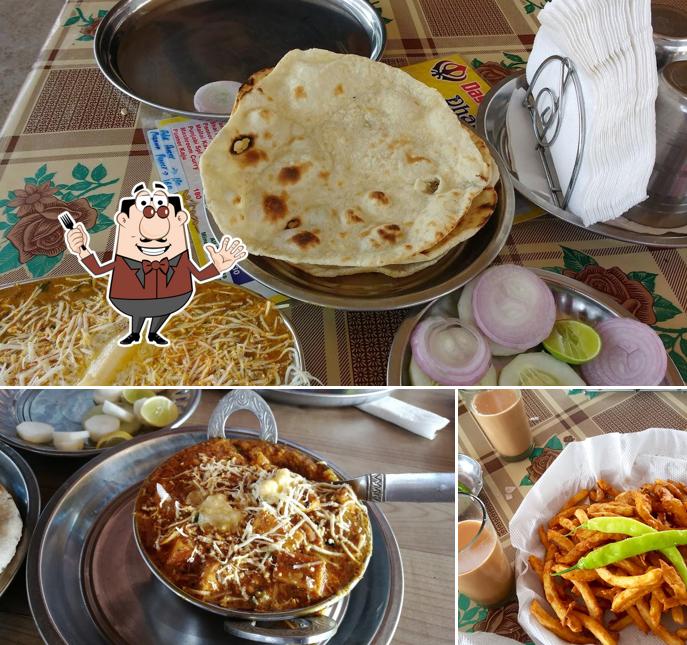 Food at Dashmesh punjabi Deepa dhaba