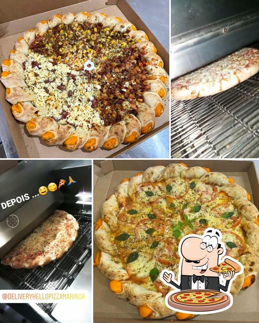 No HELLO PIZZA, você pode pedir pizza