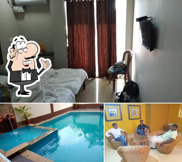 The interior of Hotel Nova De Goa