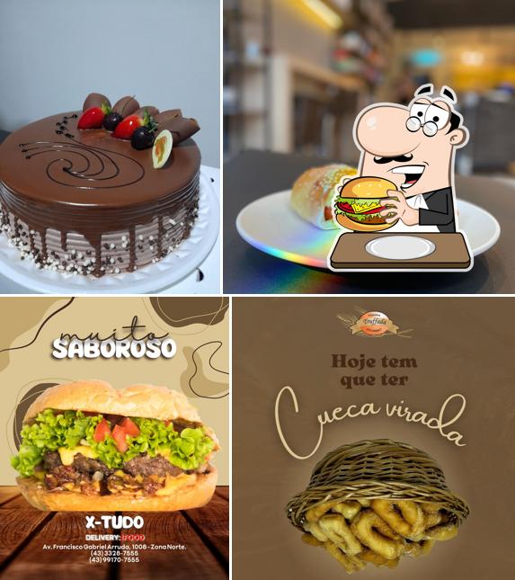 Hambúrguer em Padaria Trufada Gourmet