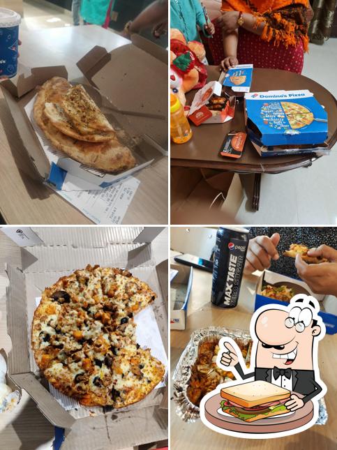 Grilled cheese sandwich at Domino's Pizza Monpura, Kharagpur