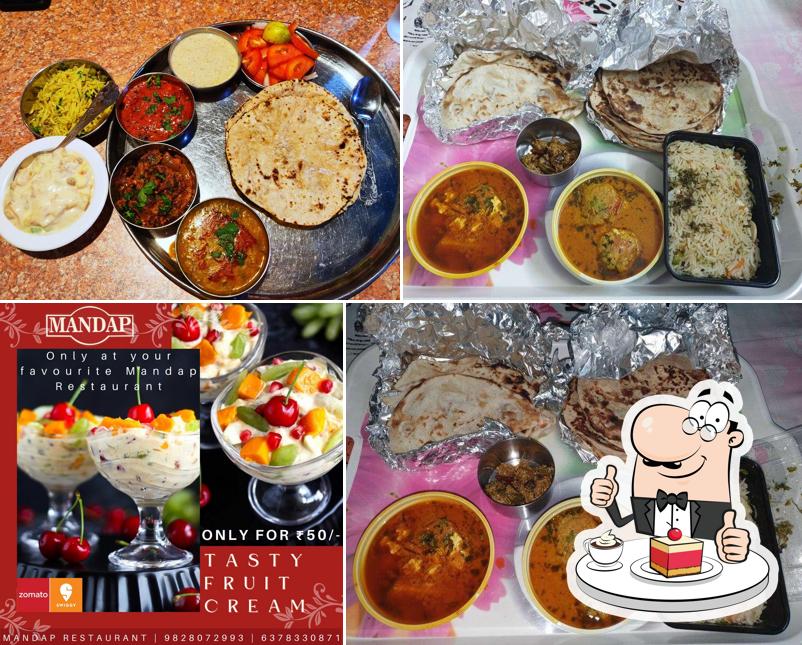 Mandap Restaurant offers a selection of sweet dishes