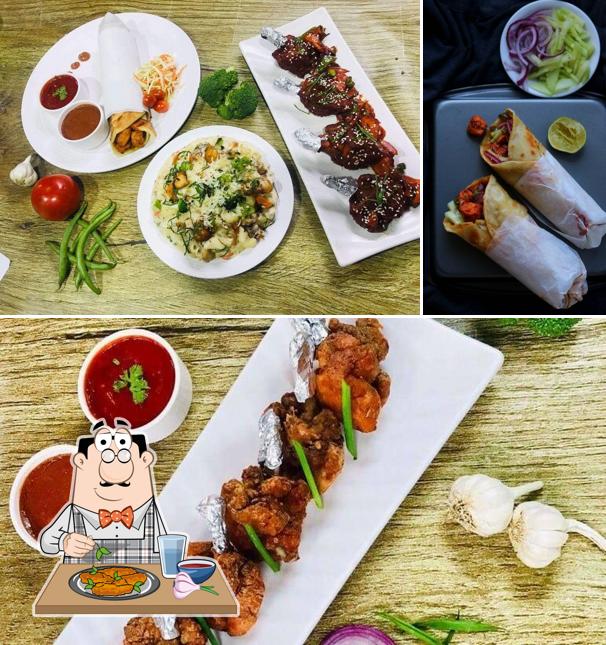 Chicken wings at Park Roll Corner