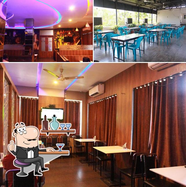The interior of Rk Restaurant & bar