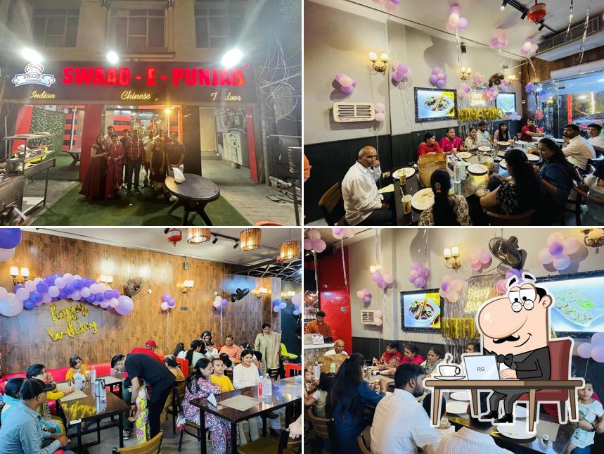 The interior of Swaad-E-Punjab