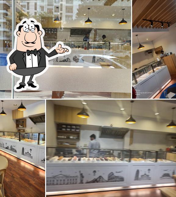 Take a seat at one of the tables at The Baking Society - Keeranatham