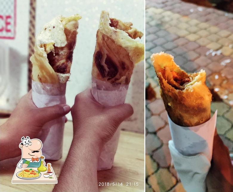 Food at Nazims Kathi Roll