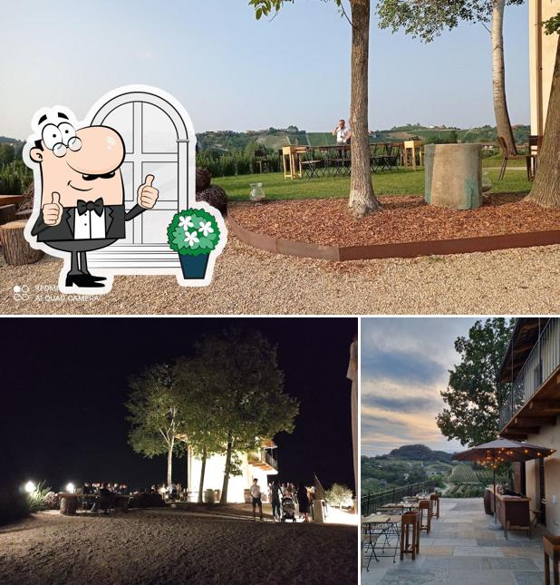 Goditi la vista dall'area esterna di Ciabot San Giorgio