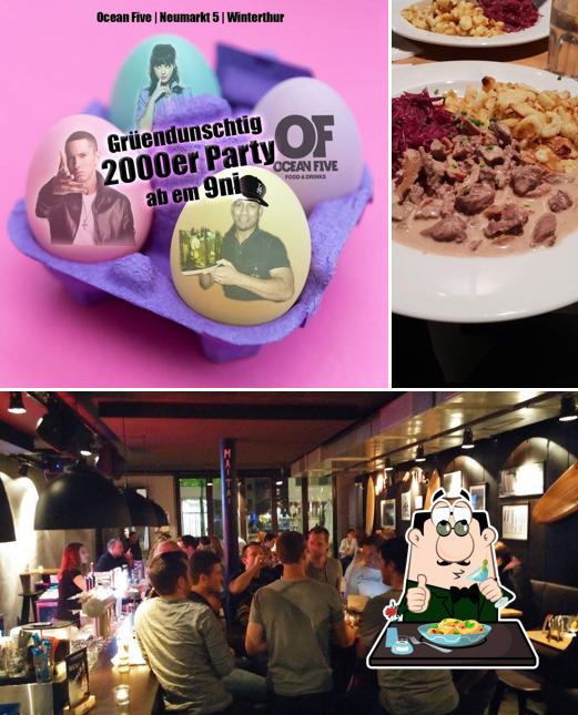 Ocean Five - Food & Drinks si caratterizza per la cibo e bancone da bar