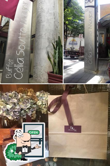 O exterior do Buffet Célia Soutto Mayor