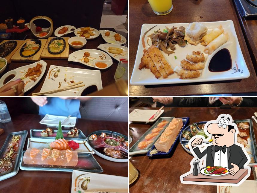 Platos en Kyoko Sushi Butantã