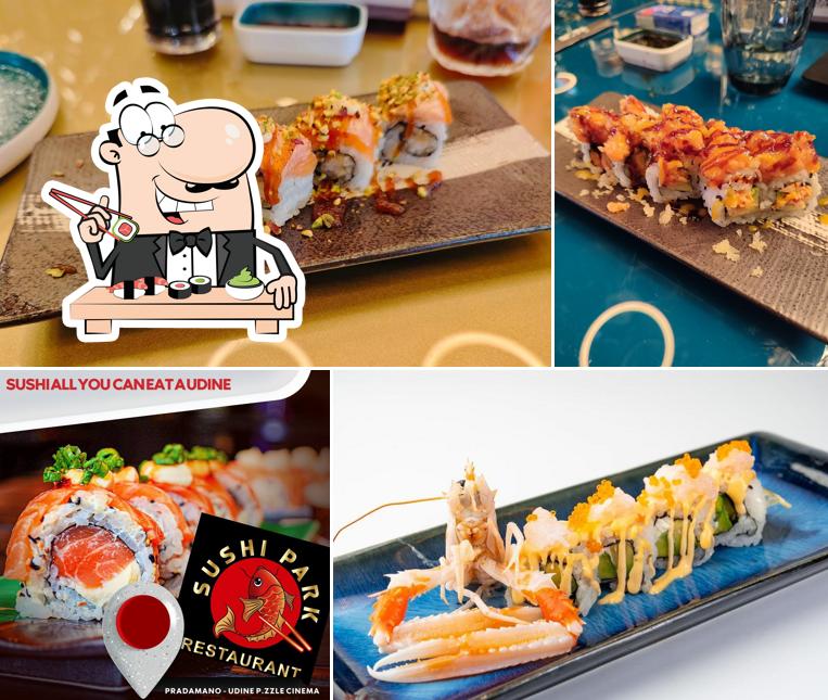 Scegli le diverse opzioni di sushi