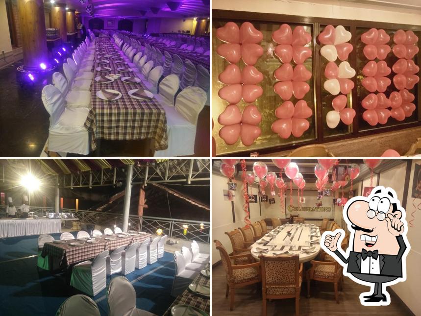 The interior of Celebrations Hotel