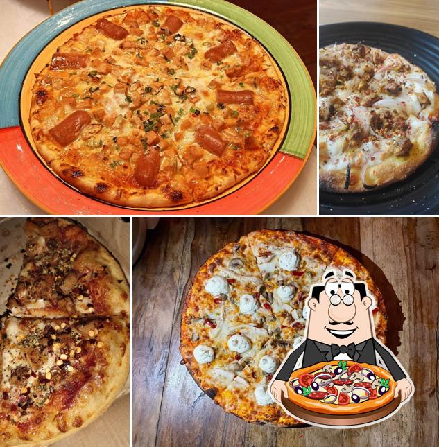 Try out various kinds of pizza