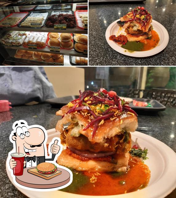 Treat yourself to a burger at Pista House Nayapul