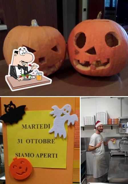 Questa è la immagine che raffigura la cibo e interni di Pizza & Co