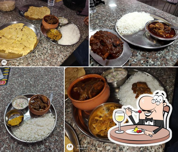 Chocolate mousse at Hotel Baripada Mutton