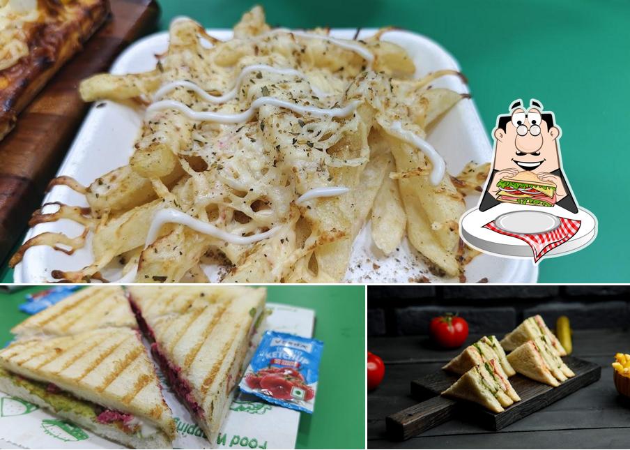 Club sandwich at SanWhich