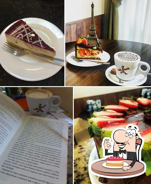 Bolo de queijo em Café Paris-Campinas