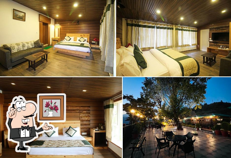 The interior of Jharipani Castle