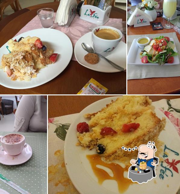 Comida em La Fée Café & Restô