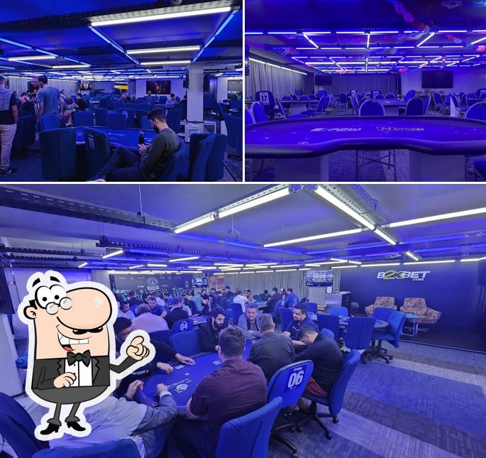 O interior do P2W Poker Brasília