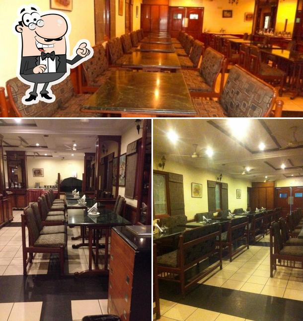 The interior of Amruta Hotel In Gandhinagar