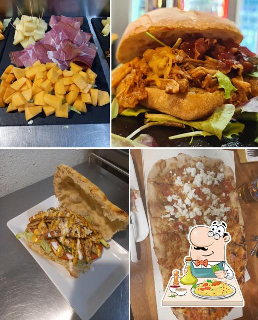 Panino con maiale stirato al Pizzeria Mezzo Metro