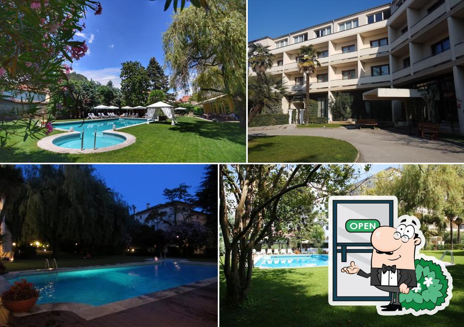 Goditi la vista dall'area esterna di Blue Dream Hotel