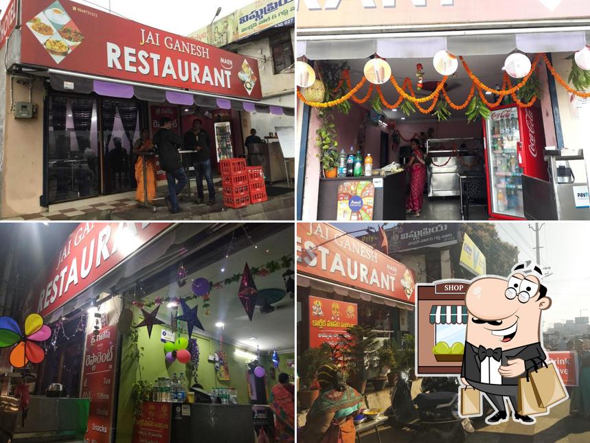 You can get some fresh air at the outside area of Jai Ganesh MAEN Restaurant