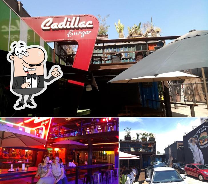 O exterior do Cadillac Burger