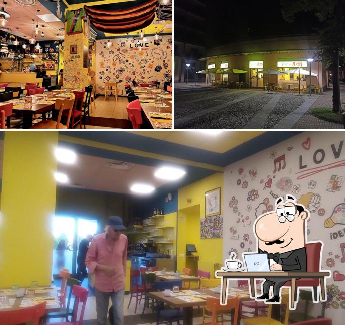 Dai un'occhiata agli interni di Pizza Am San Donato