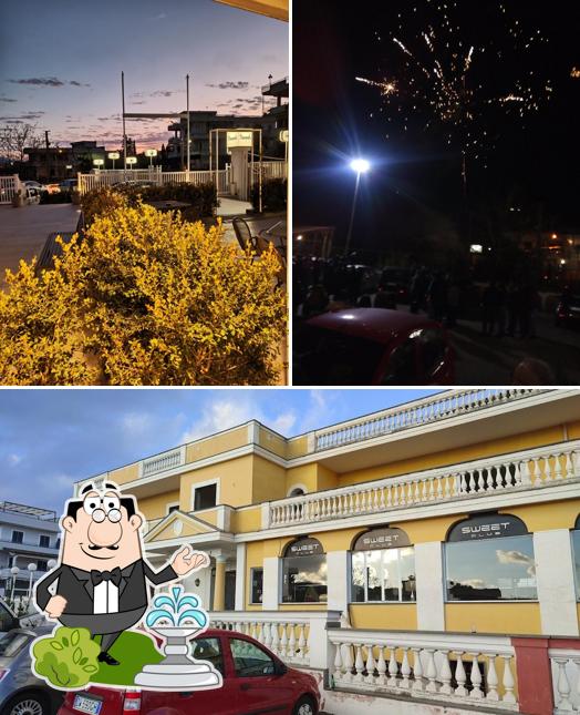 Gli esterni di Sweet cafè