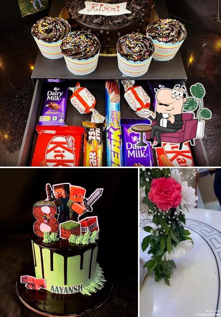 Take a seat at one of the tables at The Cakery Shop