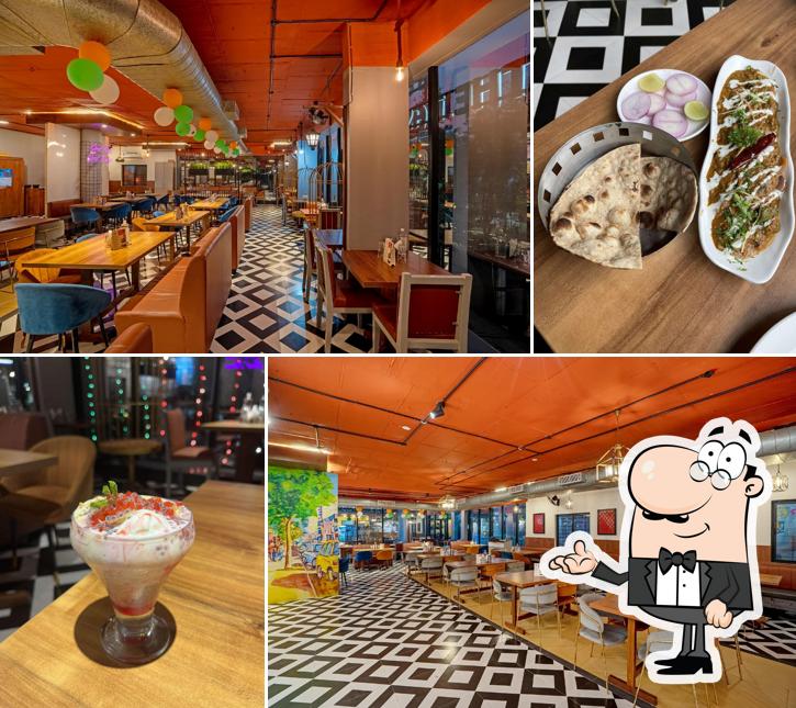 Check out how The Rasoiya Street Pure Veg Restaurant In J.P. Nagar looks inside