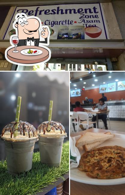 Food at Refreshment Zone