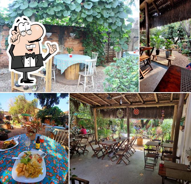 Veja imagens do interior do Manjericão do Quintal Veg Restaurante