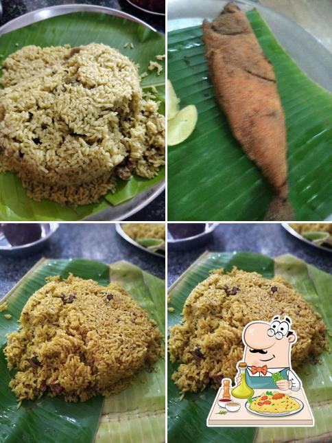 Food at New Prashanth Hotel