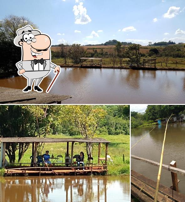 Veja imagens do exterior do Pesque Pague Ogawa