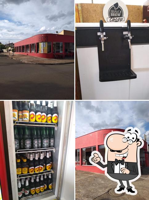 O exterior do Bar Arena Bandeirantes