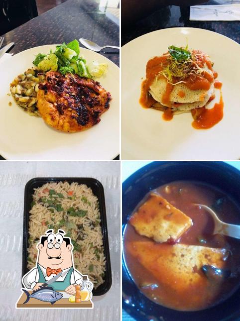 Grilled salmon at Cafe Meal Box