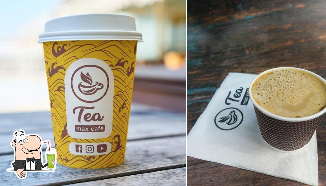 Enjoy a beverage at TeaMax Cafe Davanagere