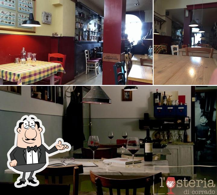 Dai un'occhiata agli interni di L'Osteria Di Corrado