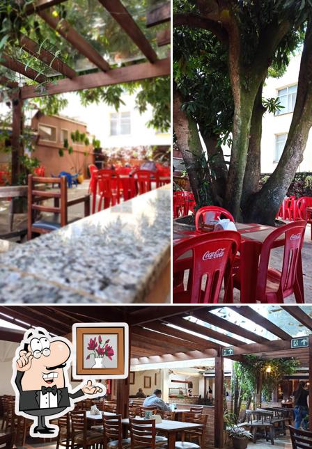 O interior do Fogão Caipira